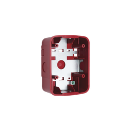 [SBB-SPR-L] Caja de Montaje en Pared para Bocina y Bocina con Lampara Estroboscopica y para montaje en Techo de Bocinas, Color Rojo | SBB-SPR-L