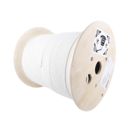 [PSL7004WH-CED] Bobina de Cable Blindado S/FTP de 4 Pares, Cat7, Inmune a Ruido e Interferencias, LSZH (Bajo Humo, Cero Halógenos), Color Blanco, Bobina de 500 Metros (1640 Pies) | PSL7004WH-CED