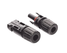 [FOTOVOLTAICO] SSMELE Conector MC-4 para Módulos Fotovoltaicos Conector hembra + conector macho)
