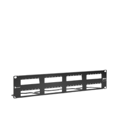 [MX-PNL-48-C] PATCH PANEL MAX VACIO ID VERTICAL UTP 48 PTOS PLANO 2U NEGRO | MX-PNL-48-C
