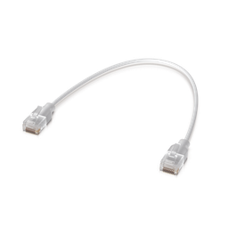 [UACC-CABLE-PATCH-EL-0.15M-W-24] Pack de 24 Patchcords UniFi Etherlighting? de 15 cm (5.91 Pulgadas), hasta 10G / Soporta hasta PoE+++ / Conector RJ45 Transparente para Mejores Efectos de Luz con Switches USW PRO MAX | UACC-CABLE-PATCH-EL-0.15M-W-24