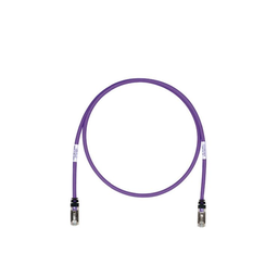 [STP6X10VL] Patch Cord Cat6A, Blindado S/FTP, CM/LS0H, 3.05 Metros (10 Pies), Color Violeta | STP6X10VL