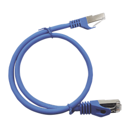 [LP-STP-6A-300BU] Patch Cord Cat6A 10G Blindado 3.0 Metros (9.84 Pies) Azul | LP-STP-6A-300BU