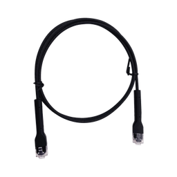 [LP-PSLIM-05BK] Mini Patch Cord Cat6 Ultra Slim 0.5 Metros (1.64 Pies) Negro ? Ahorra Espacio sin Organizadores, con Bota Flexible | LP-PSLIM-05BK