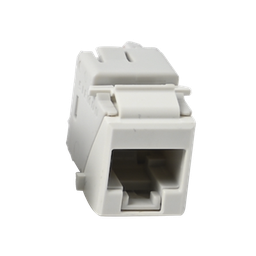 [U6-K02NS] Jack Ultramax Cat6, UTP, Tipo Keystone, Color Blanco, Punch Down | U6-K02NS
