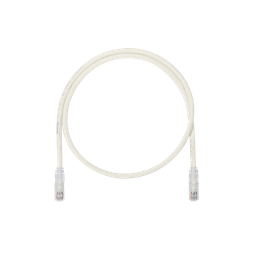 [UTP6AX1] Cable de Parcheo UTP, Cat6A, 24 AWG, CM, Color Blanco, 0.3 Metros (1 Pie) | UTP6AX1