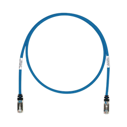 [STP6X7BU] Patch Cord Cat6A, Blindado S/FTP, CM/LS0H, 2.13 Metros (7 Pies), Color Azul | STP6X7BU