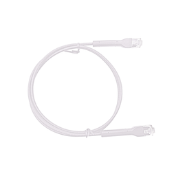 [LP-PSLIM-2WH] Mini Patch Cord Cat6 Ultra Slim 2 Metros (6.56 Pies) Blanco ? Ahorra Espacio sin Organizadores, con Bota Flexible | LP-PSLIM-2WH