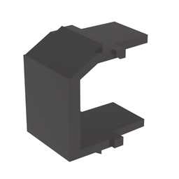 [NKBMBL-X] Módulo de Tapa Ciega (Inserto Ciego), Tipo Keystone, Color Negro, 1 Pieza | NKBMBL-X