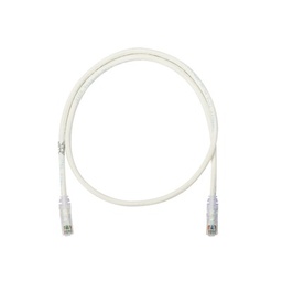 [NK6PC7Y] Cable de Parcheo UTP Categoría 6, con Plug Modular en Cada Extremo - 2 Metros (6.56 Pies) - Blanco Mate | NK6PC7Y