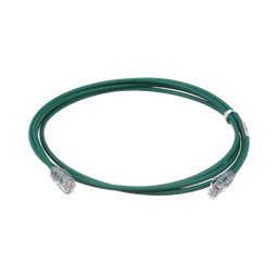 [UTP28X5GR] Cable de Parcheo UTP Cat6A, CM/LSZH, Diámetro Reducido (28AWG), Color Verde, 1.52 Metros (5 Pies) | UTP28X5GR