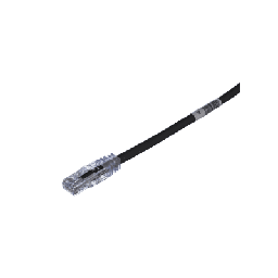 [UTPSP7BLY] Cable de Parcheo TX6, UTP Cat6, 24 AWG, CM, Color Negro, 2.13 Metros (7 Pies) | UTPSP7BLY