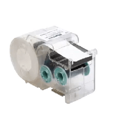 [T038X000FJC-BK] Casete de Etiquetas de Poliolefina, Cinta Continua, Color Negro Sobre Blanco, 9.65 mm x 7.6 Metros (24.93 Pies) | T038X000FJC-BK