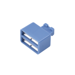 [SMBC-2-6] Clip de Puente, Para Uso con Regletas S66 de Siemon, de 1 Par, Color Azul | SMBC-2-6