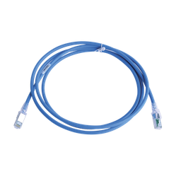[ZM6A-S07-06B] Patch Cord Z-MAX Cat6A S/FTP, CM/LS0H, 2.13 Metros (7 Pies), Color Azul, Versión Bulk (Sin Empaque Individual) | ZM6A-S07-06B