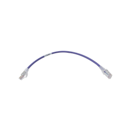 [MC6-01-08] Patch Cord MC6 Modular Cat6 UTP, CM/LS0H, 0.3 Metros (1 Pie), Color Violeta | MC6-01-08