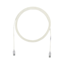 [UTP28SP7GY] Cable de Parcheo TX6, UTP Cat6, Diámetro Reducido (28AWG), Color Gris, 2.13 Metros (7 Pies) | UTP28SP7GY