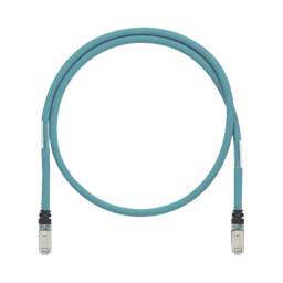 [ISTPH6X0.6MTL] Patch Cord Cat6A de Grado Industrial 600V, Blindado SF/UTP, Calibre 26 AWG, Color Aqua, 60 cm (23.62 pulgadas). | ISTPH6X0.6MTL