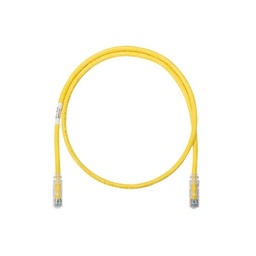 [NK6PC5YLY] Cable de Parcheo UTP Categoría 6, con Plug Modular en Cada Extremo - 1.5 Metros (4.92 Pies) - Amarillo | NK6PC5YLY