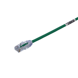 [UTP28X8INGR] Cable de Parcheo UTP, Cat6A, Diámetro Reducido (28 AWG), CM/LSZH, Color Verde, 20.3 cm (8 Pulgadas) | UTP28X8INGR