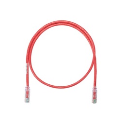 [NK6PC10RDY] Cable de Parcheo UTP Categoría 6, con Plug Modular en Cada Extremo - 3 Metros (9.84 Pies) - Rojo | NK6PC10RDY