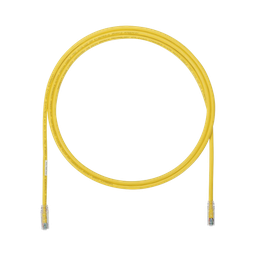 [UTP6AX18YL] Cable de Parcheo UTP, Cat6A, 24 AWG, CM, Color Amarillo, 5.49 Metros (18 Pies) | UTP6AX18YL
