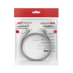 [DS-1NP6UEC0-1000-G] Cable de Parcheo (Patch Cord) / UTP / Cat. 6 (24 AWG) / 10 Metros (32.81 Pies) / Color Gris / Ideal para PoE+ / Interior | DS-1NP6UEC0-1000-G