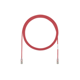 [UTP28SP10RD] Cable de Parcheo TX6, UTP Cat6, Diámetro Reducido (28AWG), Color Rojo, 3.05 Metros (10 Pies) | UTP28SP10RD