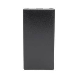 [SM-1/2PC-G] Medio Módulo de Placa Ciega Color Grafito / (K105/14) | SM-1/2PC-G