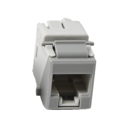 [U5-K04NS] Jack Ultramax Cat5e, UTP, Tipo Keystone, Color Gris, Punch Down | U5-K04NS