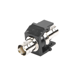 [NKBNCMBLY] Módulo Acoplador Coaxial Tipo BNC, Keystone, de 50 Ohms, Color Negro | NKBNCMBLY