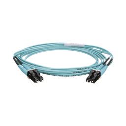 [FZ2ERLNLNSNM002] Jumper de Fibra Optica Multimodo 50/125 OM4, LC-LC Duplex, OFNR (Riser), Color Aqua, 2 Metros (6.56 Pies) | FZ2ERLNLNSNM002