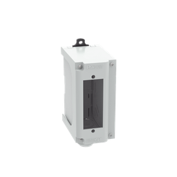 [FDPPSIG] Panel de Parcheo Modular para Fibra Óptica, de Instalación en Riel DIN Estándar de 35 mm (1.38 pulgadas), Acepta Una Placa Acopladora FAP, Color Gris | FDPPSIG