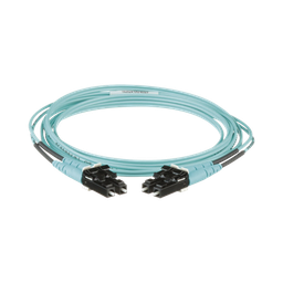 [FX2ERLNLNSNM002] Jumper de Fibra Optica Multimodo 50/125 OM3, LC-LC Duplex, OFNR (Riser), Color Aqua, 2 Metros (6.56 Pies) | FX2ERLNLNSNM002