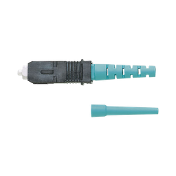 [FSC2MCXAQ] Conector de Fibra Óptica SC Simplex OptiCam, Multimodo 50/125 OM3/OM4, Pre-pulido, Color Aqua | FSC2MCXAQ