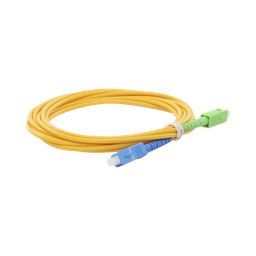 [LPSM3SCUSCAS3] Jumper de Fibra Óptica Monomodo SC/UPC-SC/APC Simplex, Color Amarillo, 3 Metros (9.84 Pies), 3 mm | LPSM3SCUSCAS3