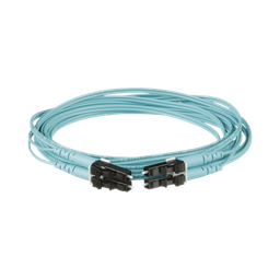 [FX2ERLNLNSNM009] Jumper de Fibra Optica Multimodo 50/125 OM3, LC-LC Duplex, OFNR (Riser), Color Aqua, 9 Metros (29.53 Pies) | FX2ERLNLNSNM009