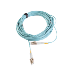 [FJ2-LCLC5L-10AQ] Jumper de Fibra Óptica Multimodo 50/125 XGLO OM3, LC-LC Duplex, OFNR, Color Aqua, 10 Metros (32.81 Pies) | FJ2-LCLC5L-10AQ
