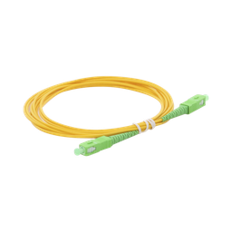 [LPSM2SCASCAS3] Jumper de Fibra Óptica Monomodo SC/APC-SC/APC Simplex de 3 Metros (9.84 Pies), 2mm | LPSM2SCASCAS3
