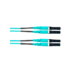 [FZ2ERLNLNSNM040] Jumper de Fibra Óptica Multimodo 50/125 OM4, LC-LC Duplex, OFNR (Riser), Color Aqua, 40 Metros (131.23 Pies) | FZ2ERLNLNSNM040