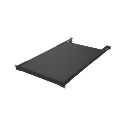 [SCH-D70-1U] Charola Rackeable de profundidad ajustable para Soportar Equipos en Rack de 19 in, Doble Fijación, Color Negro, 3U | SCH-D70-1U