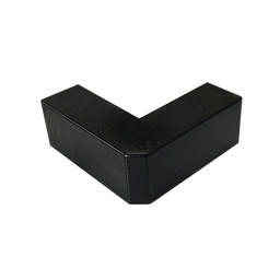 [TMK-1720-EE-N] Esquinero Exterior Color Negro de PVC Auto Axtinguible, Para Canaleta TMK-1720-N-CC (5210-02003) | TMK-1720-EE-N