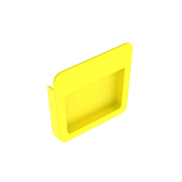 [FREC4X4LYL] Tapa Final Para Canaletas FiberRunner™ 4x4, de Instalación a Presión, Color Amarillo | FREC4X4LYL