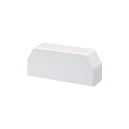 [T70ECWH] Tapa final, para uso con canaleta T70, Material PVC Rígido, Color Blanco | T70ECWH