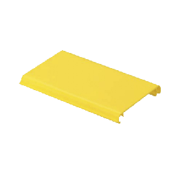 [FRHC4YL10] Tapa Con Bisagra a Presión Para Canaleta FiberRunner™ FR4X4YL10, de PVC Rígido, Color Amarillo, 3 m de Largo | FRHC4YL10