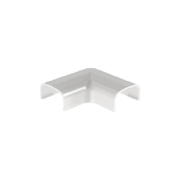 [RAF5WH-E] Conexión en ángulo recto "L", para uso con canaleta LD5, material ABS, Color Blanco | RAF5WH-E
