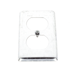 [HUB-864] Tapa Metálica 4"X2"/ Para tomacorriente Duplex. | HUB-864