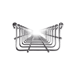 [CH-54-100EZ] Charola Tipo Malla 54/100 mm, Acabado Electro Zinc, Hasta 86 Cables Cat6, Tramo de 3 Metros | CH-54-100EZ