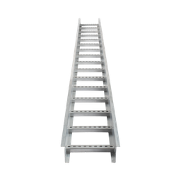 [CH-E89PX9AK] Escalera de Aluminio Portacables / Perfil Z / Peralte 3 1/4" /Paso 9" / Ancho 9" / 3.66 metros / Capacidad Máx. 205 Cables / Incluye Cople Union y Tornillería | CH-E89PX9AK