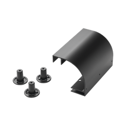 [LSRDBLK] Accesorio de Bajada de Cable, Para Instalación en Escalerilla Hoffman, de Aluminio, Color Negro | LSRDBLK